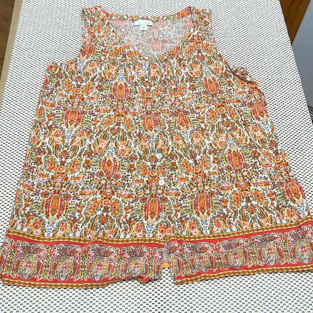 J. Jill Sleeveless Top - Sz S Petite
